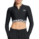 Under Armour Women‘s top HeatGear Rib 1/4 Zip LS Black