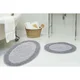 Lessentiel Maison Set prostirki za kupatilo Cottonkt 000418, 2 Komada, Siva