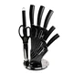 BERLINGERHAUS Komplet nožev v stojalu 8 kosov Black Silver Collection BH-2565