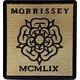 Morrissey Rose Logo Našitek za šivanje