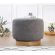 Atelier del Sofa Tabure Turneed, 55x43x55cm, Sivi