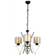 Opviq Luster Av-4301-3K, 90 cm, Crno-sivi