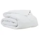 Vidaxl Poletna odeja Bela 202 x 136 x 3 cm Poliester
