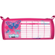 Ovalna pernica Lizzy Card Pink Butterfly - S rasporedom