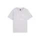 Tommy Jeans Majica pegasto siva/bela