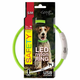 Ogrlica Dog Fantasy LED najlon zelena 45 cm