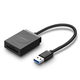 NEW Bralnik pomnilniških kartic SD / micro SD USB 3.0 vtič 15 cm - črn