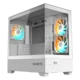Gigabyte white, m-atx c201 panoramic case ( GB-C201PI )