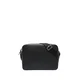 LACOSTE Torba za čez ramo Lacoste Sac a bandouliere Chantaco en cuir Noir črna