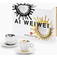Illy Ai Weiwei porculanske šalice za cappuccino s tanjurićima 2 x 160 ml