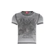 DIESEL Majica T-UNCUTIES antracit/pegasto črna