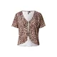 PIECES Bluza PCAMBER rjava/črna