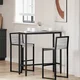 vidaXL miza Siva Sonoma 100 x 40 x 100,5 cm Inženirski les in jeklo