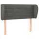 vidaXL vidaXL Vzglavje z ušesi temno sivo 103x23x78/88 cm žamet, (20736232)