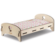 Drevená postieľka Wooden Bed Floral Corolle pre 30-36 cm bábiku CO141370