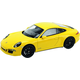 Metalni auto Welly - Porsche 911 Carrera, žuti, 1:24
