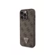 Torbica Guess Hc PU Leather 4G Triangle Strass za iPhone 15 Pro Max 6.7 braon (GUHCP15XP4TDPW)