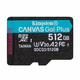 Kingston Canvas Go Plus A2/micro SDXC/512GB/170MBps/UHS-I U3/Class 10