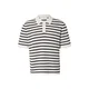JACK & JONES Pulover JORSANREMO ecru / črna