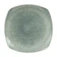 CHURCHILL Raku Topaz Blue plitvi krožnik, kvadraten, dolžina: 215 mm (12 kos)