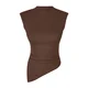TRENDYOLMILLA ženska bluza Twoss24Bz00534, Smeđa