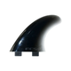 FCS M5 Smoke Softflex Tri Fin Set black Gr. Uni