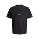 JACK & JONES Majica JORNorrebro črna/bela