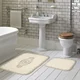 Lessentiel Maison Set 2 prostirke za kupatilo Krem