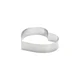 Cutter mold for biscuits, heart-shape 16 cm - de Buyer brand
