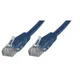 Microconnect Cat5e UTP 0.5m 0.5m Blue networking cable