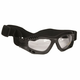 Mil-Tec Commando prozorna zaščitna očala v črni barvi