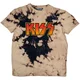 Kiss Classic Logo (Wash Collection) Dip Dye Tan And Black M Majica