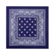 Party ruta bandana bombažna temno modra 54x54 cm