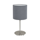 Eglo 55215 - Stona lampa PASTERI 1xE14/40W/230V siva