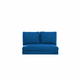 Atelier del Sofa ATELIER DEL SOFA Taida - Blue raztegljiv dvosed, (20802279)