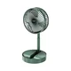 JOHNSON - Polnilni namizni ventilator TORTUGA 5W/3,7V 1200 mAh, premer 16,5 cm, v zeleni barvi