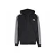 ADIDAS SPORTSWEAR Športna jopa na zadrgo Essentials 3-Stripes Fleece Full-Zip črna/bela