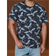 Sinsay - Majica comfort fit - srednjesivo