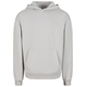 Urban Classics Fluffy moški pulover s kapuco light asphalt