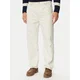 Tommy Hilfiger Jeans hlače River MW0MW43485 Bela Relaxed Fit