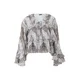 VERO MODA Bluza VMTARA svetlo modra/črna