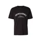 Jack & Jones Premium Majica JPRBLATOMMY črna / bela