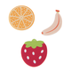 TIAKI mačja igrača Plavajoče sadje - Plavajoče sadje (3 kosi)