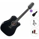 Takamine GD30CE-12 Standard SET Black 12 strunska elektroakustična kitara