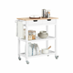 SoBuy SoBuy kuhinjski voziček bele barve v skandinavskem slogu, (20814681)