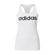 Adidas Majice obutev za trening bela S Ess Lin Slim