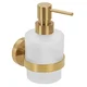 X-ROUND GOLD razpršilnik za milo 200 ml, mat steklo, zlata mat barva - Zlata mat barva - 75x145x100 mm - Sapho - X-ROUND - 24 - Medenina; steklo - Dozator za milo - Krožni - PVD premaz - 75 - 145 - 100 - 14