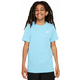 Majica za dječake Nike Kids NSW Tee Embedded Futura - aquarius blue/white