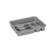 VSTAVEK ZA PREDAL ZA JEDILNI PRIBOR BINIO 38,6 X 31,2 X 7 CM ANTRACIT