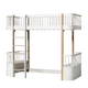 oliver furniture nadstropna postelja loft bed 90x200 white/oak